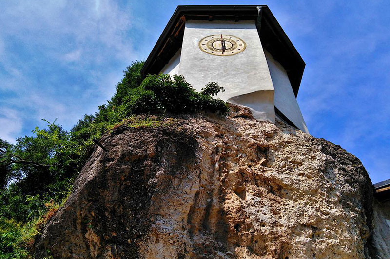 La cappella di Sant'Antonio Abate sulla roccia a Trento